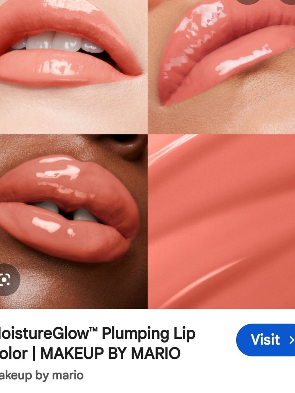Makeup By Mario MoistureGlow Plumping Lip Color - Baby Coral